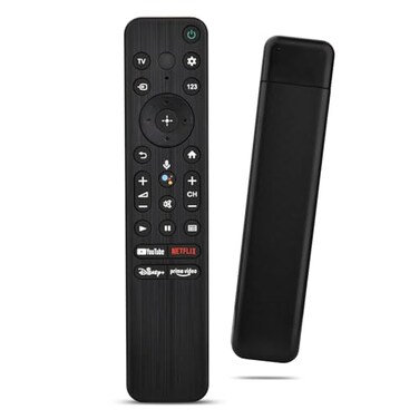 KOOMOER Voice Remote for Sony Smart TVsReplacement Control for All 2018 to 2025 Sony Bravia Google 4K UHD LED LCD HD Smart TVs with 4 Quick Link Buttons