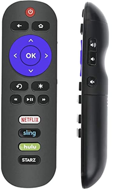 UBay Universal Remote Compatible with All TCL Roku TV No Setup Required