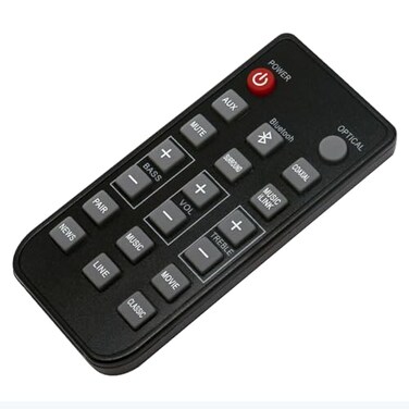 VINABTY CSS2123 Replaced Remote fit for Philips CSS2123 CSS2133 CSS2123B CSS2123F7 CSS2123BF7 CSS2123F7 CSS2133B98 CSS2133BF7 996510050576 996510054954 996510063326 Sound Bar Home Theater Speaker