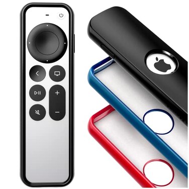 ReliaMount Case for Apple TV Remotes Premium Drop Protection and Comfortable to Hold Designed in USA Premium Black with Soft Microfiber Lining