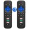 Angrox Pack of 2 for RokuTVRemoteReplacementUniversal Control for TCLONN Hisense Roku TVs