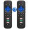 Angrox Pack of 2 for RokuTVRemoteReplacementUniversal Control for TCLONN Hisense Roku TVs