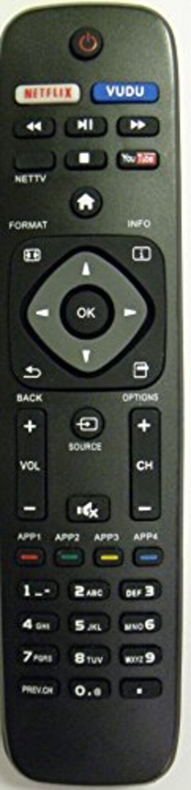PURE PLANT Replacement for Philips Smart TV Remote Control NH500UP