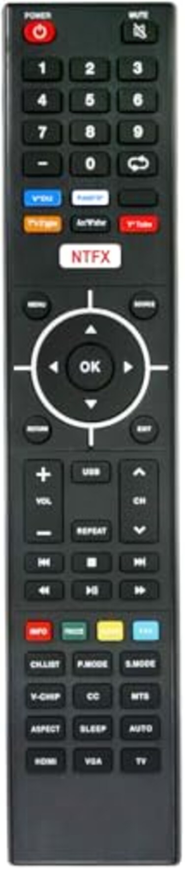 Beyution New 84505803B03 Remote Control fit for Element Smart LED TV E2SW3918 E4SFC5017 E4SFT551 E4SJ5516H E4ST4316H ELSFS422 ELSJ5517 ELST3216H ELST4017 ELST4316S