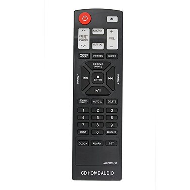 ZdalaMit AKB73655741 Replace Remote Control Applicable for LG CM4550 CMS4550F CMS4550W CM4350 CMS4350F CD Home Audio Mini HiFi System AKB73655745 AKB73655747