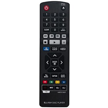 ZdalaMit AKB75135301 Replacement Remote Control Applicable for LG Ultra HD Bluray Player UP970 UBKC90 UBKM9