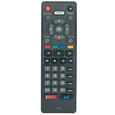 ZdalaMit NC263UH NC263 Replacement Remote Control Applicable for FUNAI Bluray Disc DVD Player NB500FX4 NB620FX4 NB620FX4F RNB620FX4 RNB620FX4F