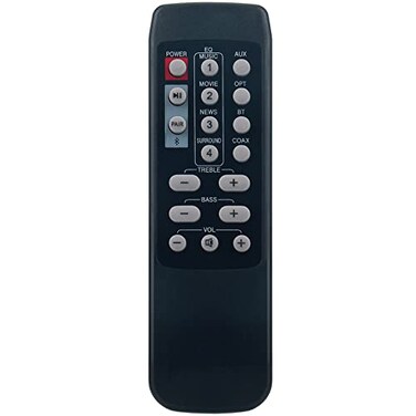 ZdalaMit NK6 Replacement Remote Control Applicable for Nakamichi NK6 Sound Bar Soundbar Speaker System