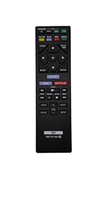 ECONTROLLY Replace RMTB126A Remote Control for Sony BluRay DVD Player BDPS3200 BDPS5200 BDPS5200D