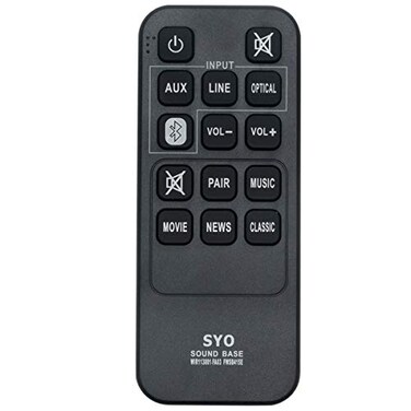 ZdalaMit Replacement Remote Control Applicable for Sanyo WIR113001FA05 FWSA205E 21 Channel Sound Bar System