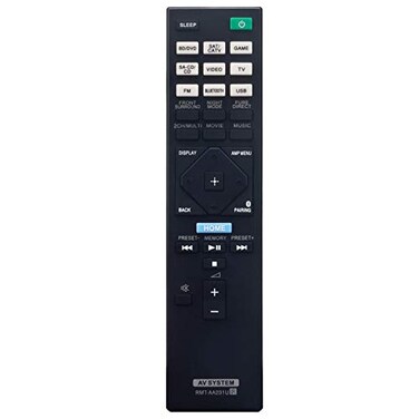 ZdalaMit RMTAA231U Replacement Remote Control Applicable for Sony 72ch Home Theater AV Receiver STRDH770 STRDH770