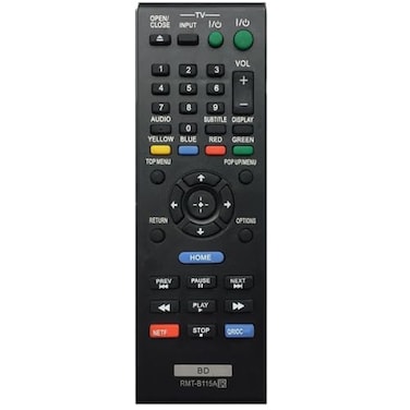 ZdalaMit RMTB115A Replacement Remote Control fit for Sony BluRay Disc DVD Player BDPS480 BDPS2100 BDPS280 BDPS580 BDPS380