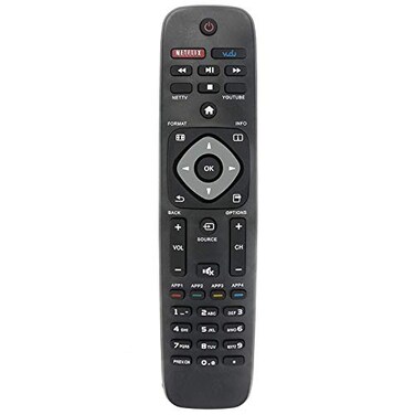 Elekpia Universal Remote Control Replacement for Philips TV Remote Compatible with Various Philips LCD LED 4K UHD Smart TVs Remote