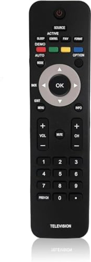 BOMAZ Replacement Remote Control for Philips 52PFL7403 52PFL7403D 42PFL7403 42PFL7403D 42MF438B 42MF438B27 42MF438BF7 LCD TV