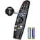 Angrox Voice Magic Remote for LGTVRemote Control Replacement AKB75855501 ANMR20GA MR19BA MR18BA MR650A with Battery with Voice Recognition and Pointer Function