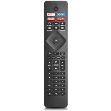 TOPKIND Replacement for Philips Smart TV Remote ControlUniversal for Philips 4K UHD Android Smart TVs