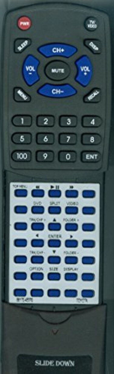 Redi-Remote Replacement DVD Remote Control for 2011 2012 2013 Toyota Sienna Highlander and Sequoia 8617045070
