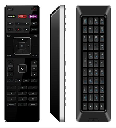 UBay Universal for VIZIO Smart TV Remote Control Replacement XRT500 XRT140 XRT136 Includes Dual Side QWERTY Keyboard