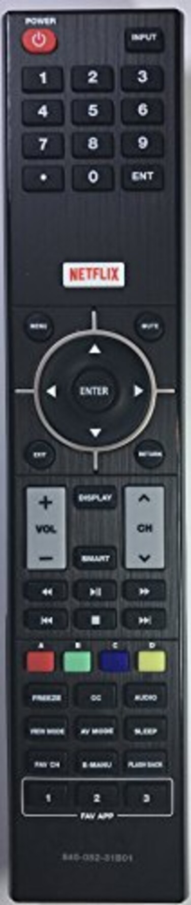 Smartby Replaced Sharp 84505231B01 NQP84505231B01 TV Remote Control