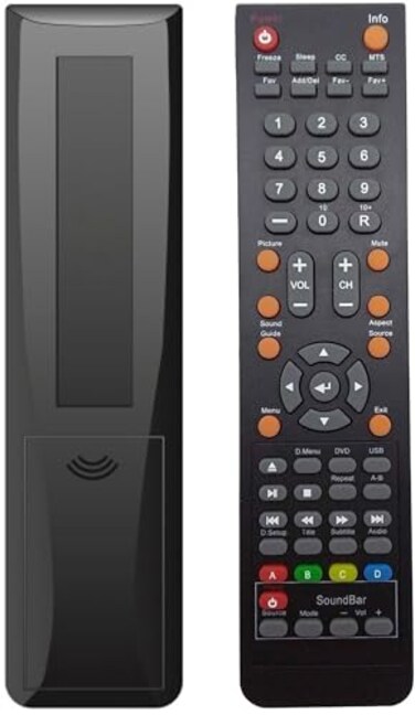 Smartby for Sceptre TV DVD Soundbar Remote Compatible for Sceptre TV DVD Soundbar E243BDFHD E246BDFHD E325 E245BDFHDU E325BVHDCE325E328BVFMD E328BDHDC E475BVFMDU X322BVHDR E328BVHDH