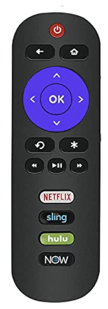 Elekpia Universal Remote Control Compatible with All TCL Roku TV Remote NO Setup Required