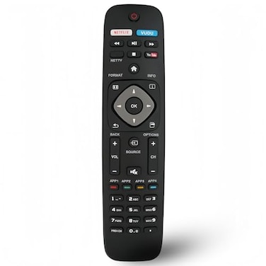 uehba Replacement Remote Control Fit for Philips Smart TV URMT41JHG006