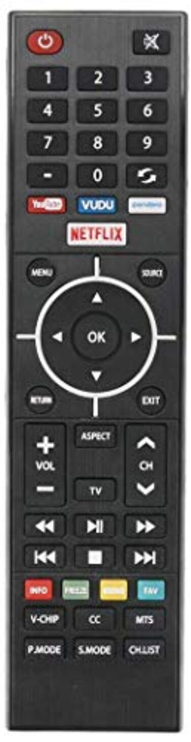 Smartby New Remote Control Replacement for Element TV ELSW3917BF E4SFT5017 E4STA5017 ELSJ5017
