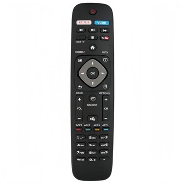 uehba Replacement Remote Control for Philips 65PFL5603F7 65PFL5703F7 65PFL5903F7 75PFL5603F7 Smart TV