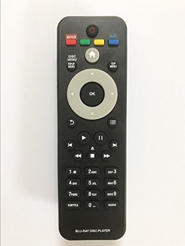 BOMAZ Replacement Remote Controlfor Philips DVD Bluray Player BDP2930 BDP1200 BDP1200F7 BDP2900F7 BDP3100