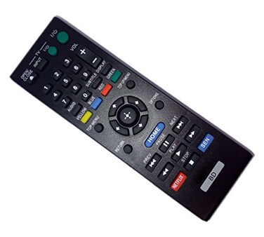 JustFine Replaced Remote Control Compatible for Sony BDPS390 BDP185C BDPS380 BDPS3100 RMTB116A BD BluRay DVD Disc Player