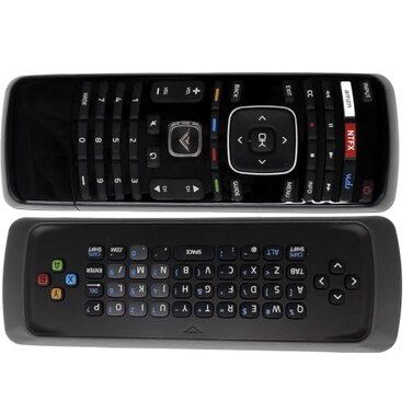 Beyution New XRT300 Keyboard TV Remote Control fit for Vizio TV E390IB0 E390IB1 E400IB2 E401IA2 E420IA1 E420IA0 E420IB0 E420DA0 E480IB2 E500DA0 E500IA1 with Amazon Netflix Vudu