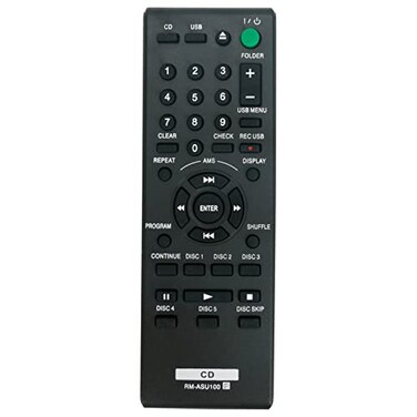 ZdalaMit RMASU100 Replacement Remote Control Commander fit for Sony CDPCE500 CDPCE500 CDP CE500 5Disc CD Changer Compact Disc Player