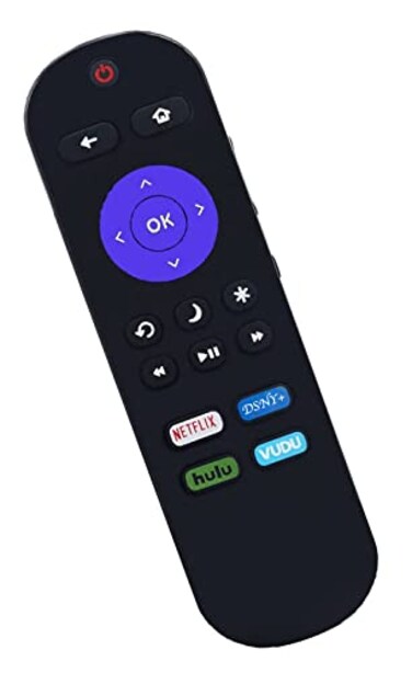 ezControl Universal Remote Replacement for TCLONNPhilipsSanyoRCAJVCLGHaierHitachiMagnavoxElementWestinghouse Roku TV No Setup Needed