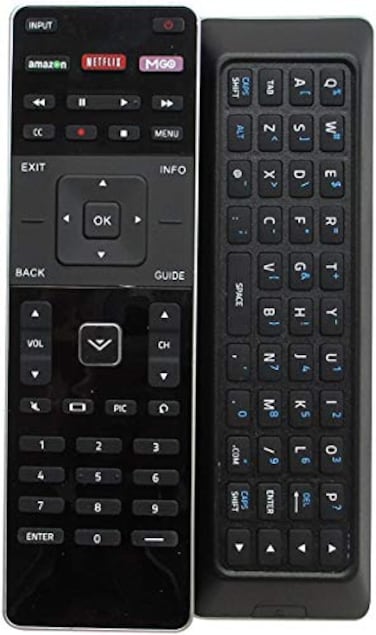Smartby XRT500 Replacement Remote Control fit for Vizio Smart Internet LED TVs with QWERTY Keyboard