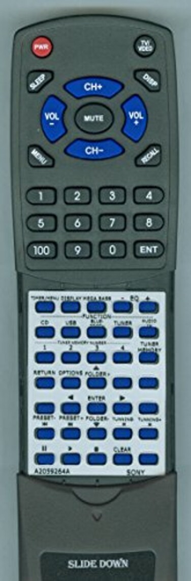 Redi-Remote Replacement Remote for Sony RMAMU211 MHCECL77BT MHCECL99BT A2059264A