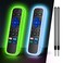 OneBom 2 Pack ONEBOM Cover for Roku Remote Silicone Case for HisenseTCL Roku TV Steaming Stick Express Control Universal Remote Sleeve SkinGreen Blue All Can Glow in The Dark