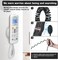 WALLFID 2Pack Magnetic Remote Control Holders with Spring Ropes Safely Secure Remotes Small Items WallMount with Adhesive AntiLoss Rapid Adsorption Extendable Spring Black 43 inch 2 Pack
