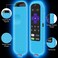 Hydream 3 Pack Case for TCL Roku TV Steaming Stick 3600R RemoteSilicone Cover Roku VoiceExpressPremiere Remote Controller Skin Protective Universal Replacement Sleeve Glow in The Dark
