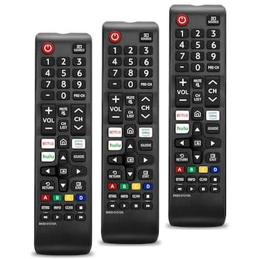 BUXQE 3 Pack Universal Replacement for All Samsung Smart TV Remotefor Samsung BN5901315J BN5901301A BN5901315A Remote