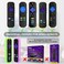 OneBom 3Pack ONEBOM Cover for Roku Remote Cover for HisenseTCL Roku TV Steaming StickExpress Universal Replacement Controller Silicone Sleeve Skin Glow in The DarkOnly GreenBlue Can Glow