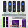 OneBom 3Pack ONEBOM Cover for Roku Remote Cover for HisenseTCL Roku TV Steaming StickExpress Universal Replacement Controller Silicone Sleeve Skin Glow in The DarkOnly GreenBlue Can Glow