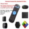 Ovitar AEISVIK Original Replacement Remote Control Controller for Android TV Box T95 H616 T95 Max T95 Q T95 K T95 Mini T9 T95 Super Q Plus