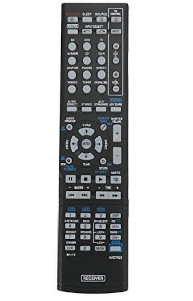 AIDITIYMI AXD7622 Remote Control Replace Fit for Pioneer AV AudioVideo Receiver Sub AXD7624 VSX23TXH VSX921K VSX523K VSX921K VSX520 VSX520K VSX521 VSX521K VSX522 VSX522K VSX523