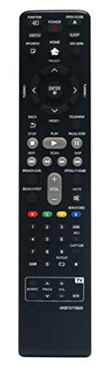VINABTY AKB73775820 AKB73775801 Replaced Remote fit for LG 3D Bluray Disc DVD Home Theater System LHB675N BH5140S S54S1S S54T1W BH5440P S54T1S S54T1C BH5540T S65T3S BH6240S BH6340H S64H1S S64H1C