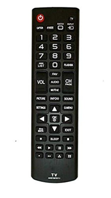 UBay AKB73975711 Remote Control Replaced for LG TVs 42LB5600UZ 55LB5900UV and Almost All Late Model LG TVs