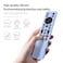 AKSHFETH Silicone Cover for TCL RC813A Remote 2025 QM6K Series Remote Silicone Protective Skin Case AntiSlip Cover with LanyardLuminous Blue