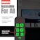 Anderic RR1004 Big Button TV Remote Control Senior Friendly Easytouse with Glow Keys Simple Layout Ideal for Elderly Care Assisted Living Compatible with Most IR TVs White 1 Pack