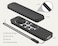 ARSUNOVO Protective Silicone Case Compatible with 2021 2022 Apple TV Siri 4K 2nd 3nd Generation Remote AntiSlipping Durable Full Protection Shock Absorption Washable Case Black