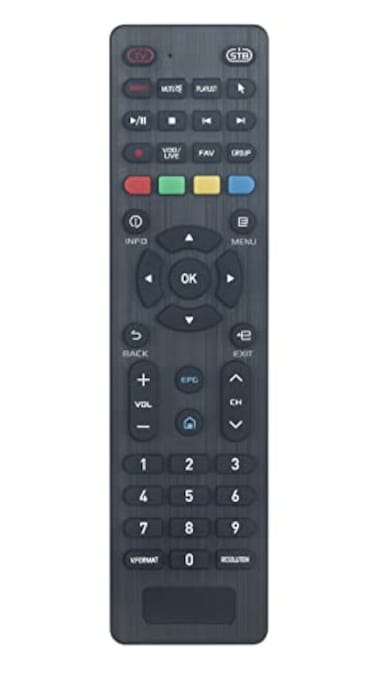 AULCMEET Replacement Remote Control Compatible with Formuler Z7 Plus z7 Zneo Z Plus Neo with Learning Function