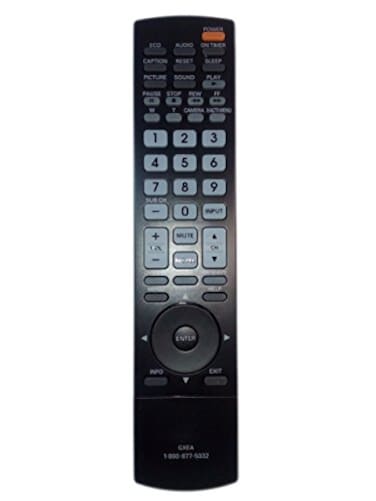 JustFine GXEA 18008775032 Remote Control Replaced for Sanyo DP37840 DP42840 DP46840 LCD55L4 DP50710 DP50740 DP52440 DP55360 HDTV LCD TV